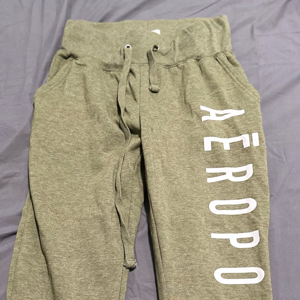 Aeropostale Green Joggers